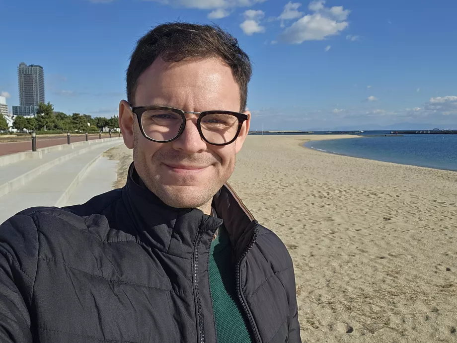 Én a Suma Beach-en télen