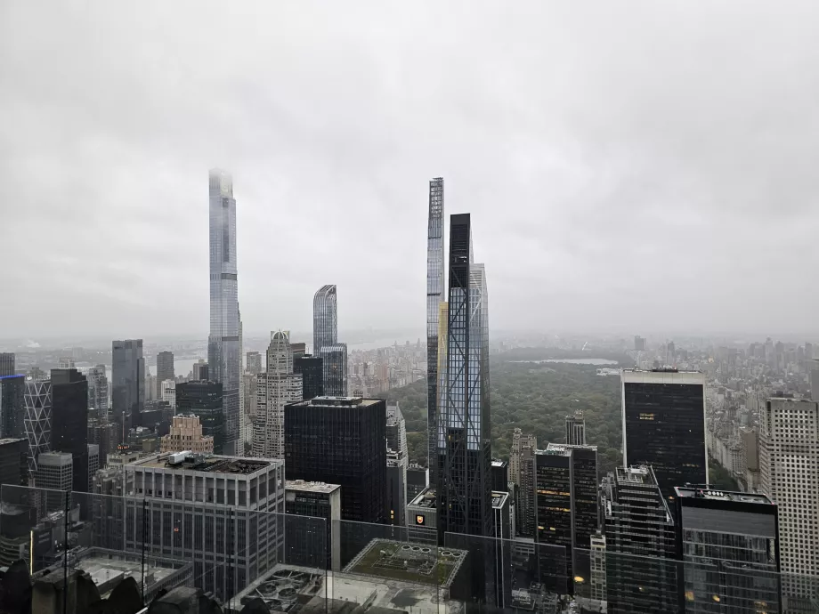 Rockefeller Center - kilátás a Central Park felé