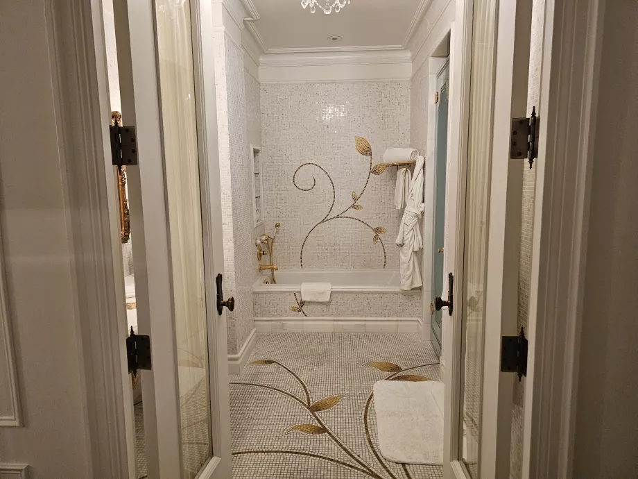 Kilátás a fürdőszobára