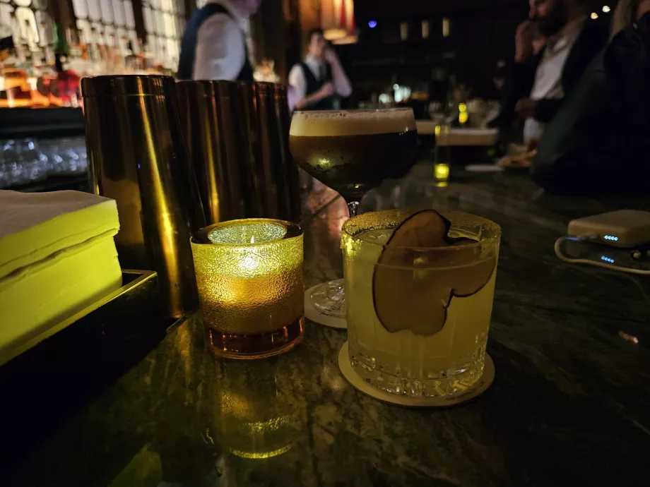 Campbell Bar, koktélok