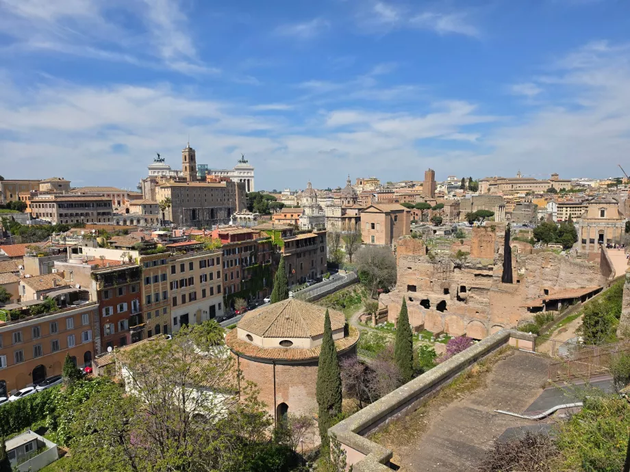 A Forum Romanum a Palatinusról nézve