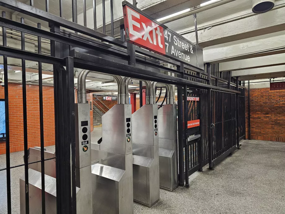 Kijárat a metróállomásról