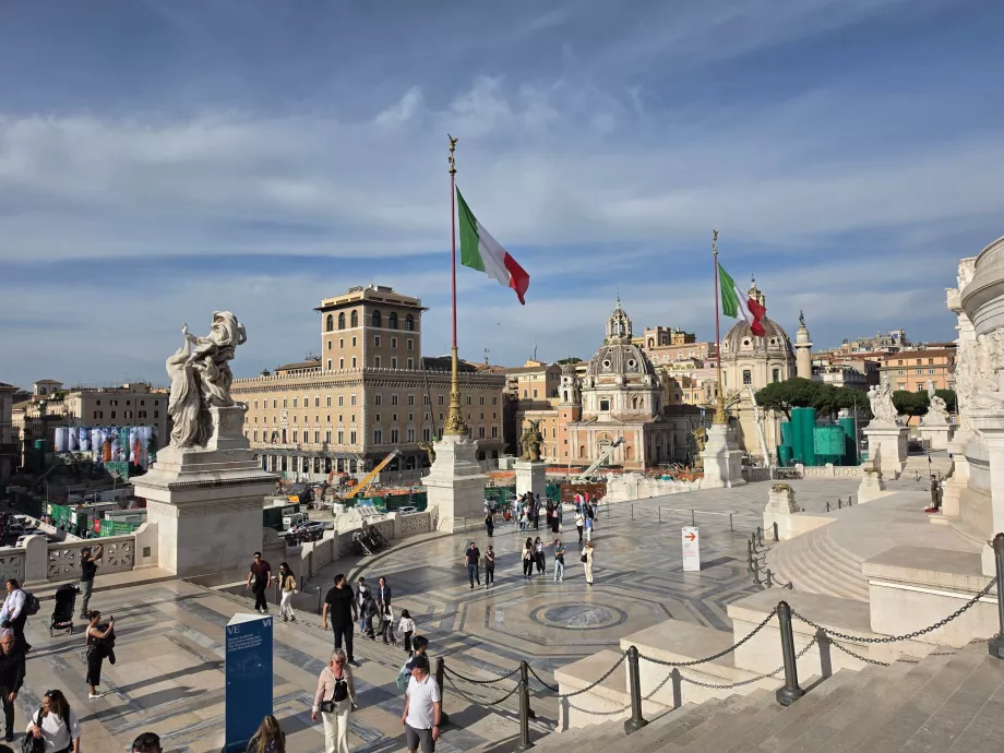 Altare della Patria, ingyenes rész