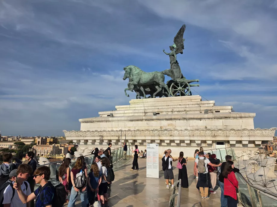 Altare della Patria, fizetős rész