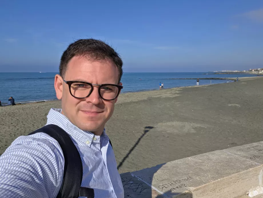 Én itt: Lido di Ostia