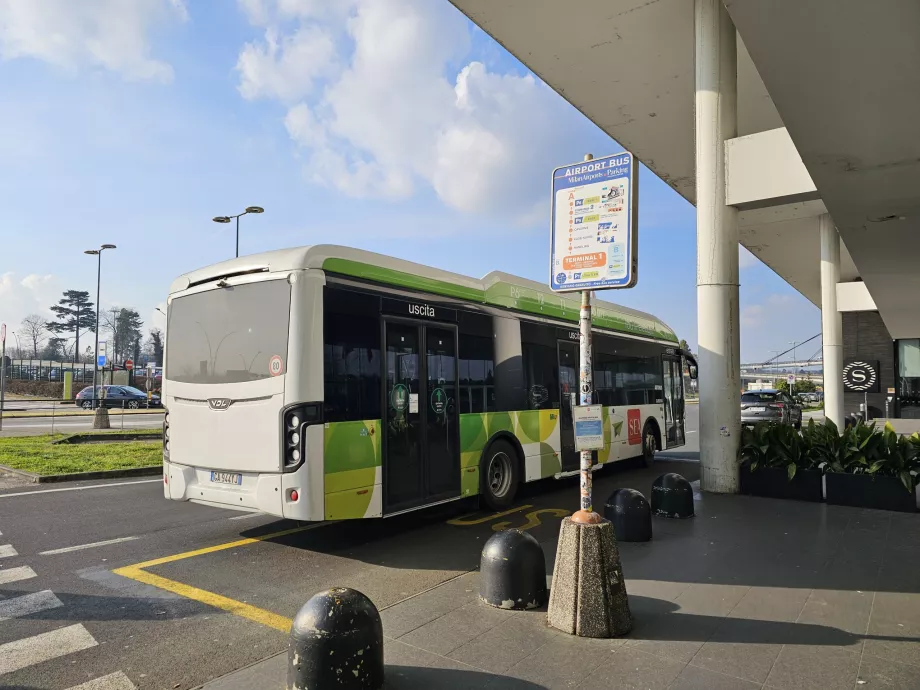 Ingyenes buszmegálló az 1-es terminálnál