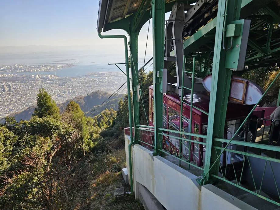 A Maya felvonó felső állomása