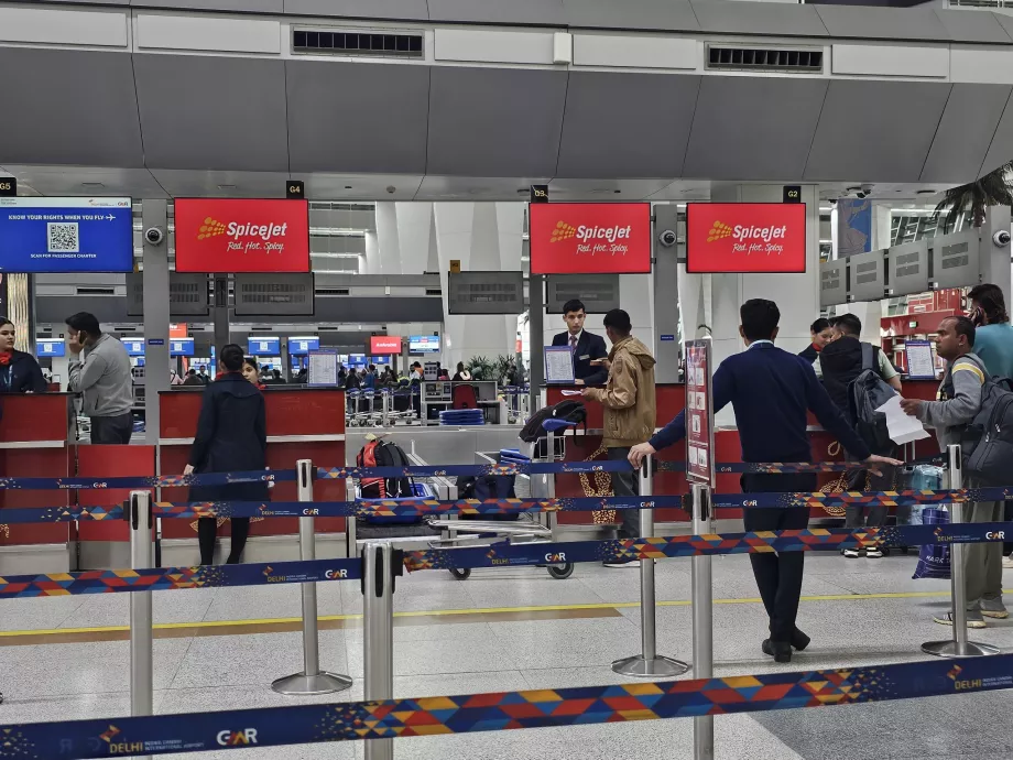 Spicejet, bejelentkezés