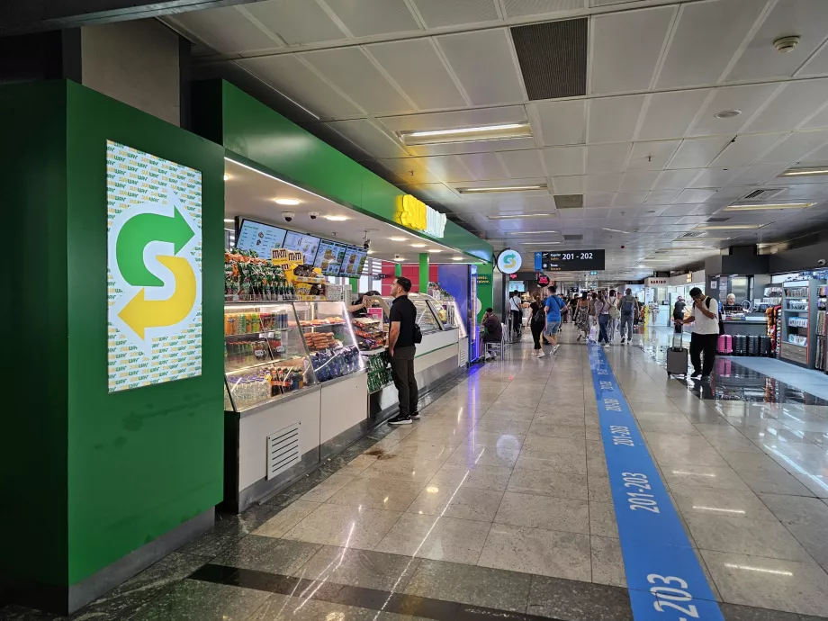 Gyorsétterem Subway a tranzitnegyedben