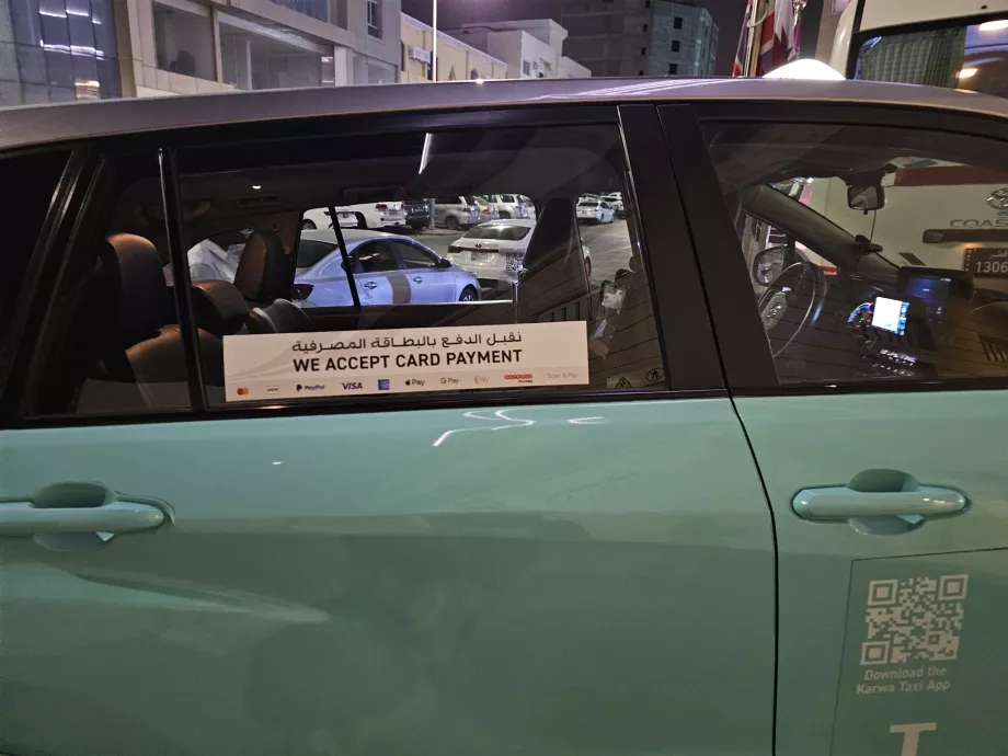 Kártyás fizetés lehetősége a taxiban