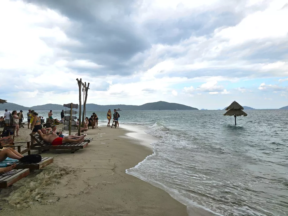 Strand a Disznó-szigeten