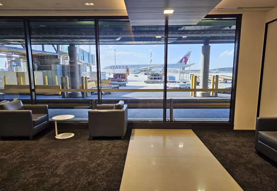 ANZ Lounge, kilátás a területre